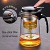 GOWKE Heat-Resistant Glass Steeping Teapot with Filter
