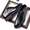 New Top Layer Cowhide Formal Leather Shoes Men's Leather Pointed Toe Derby Inner Heightened Men's Shoes Brand Business