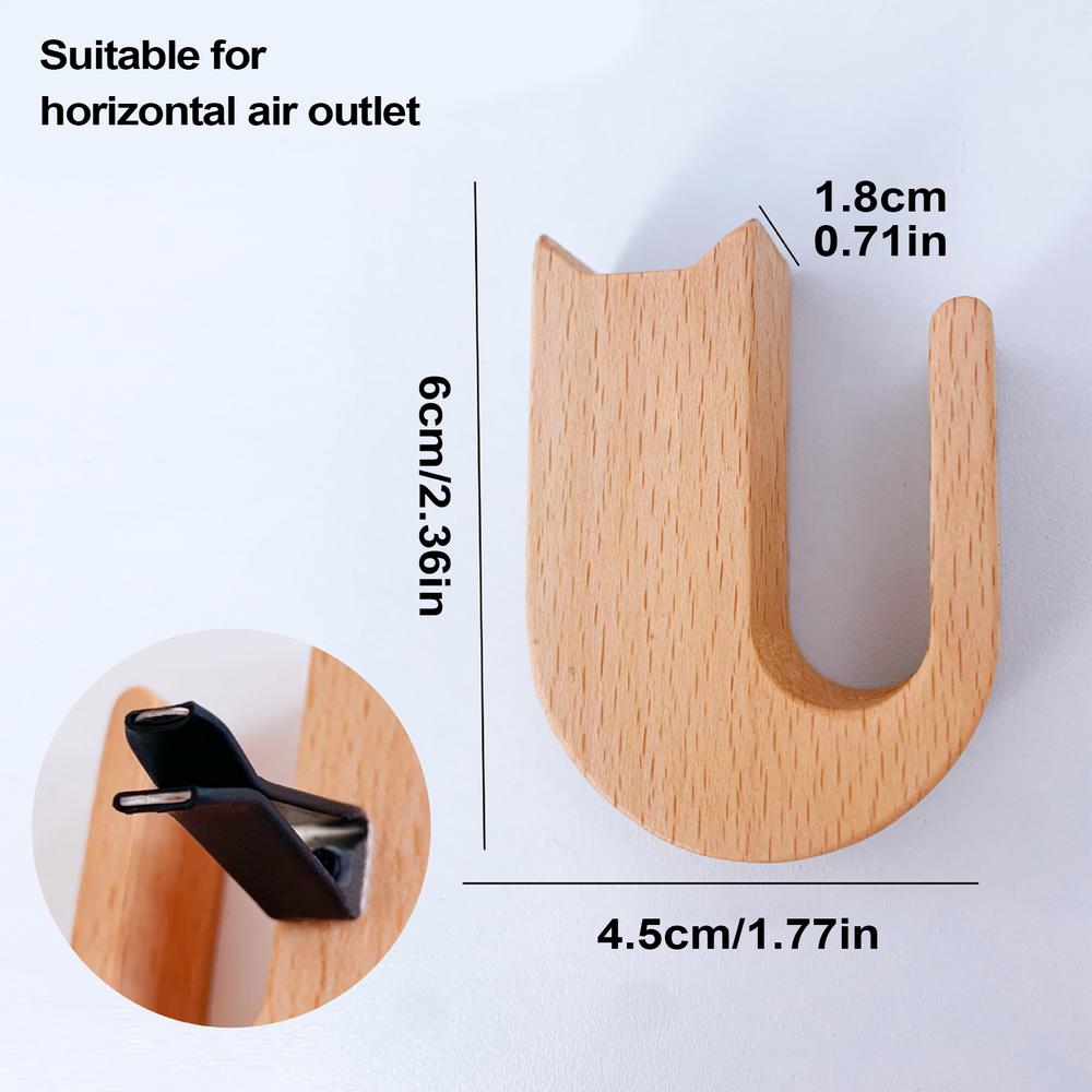 Автомобильная ваза для цветов, клипса на воздуховод, стеклянная подставка для размножения растений, деревянный автомобильный эстетический декор интерьера для седана