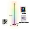 Бытовая RGB напольная лампа LED Современный скандинавский минималистичный свет Гостиная Спальня Пульт дистанционного управления Роскошные напольные светильники