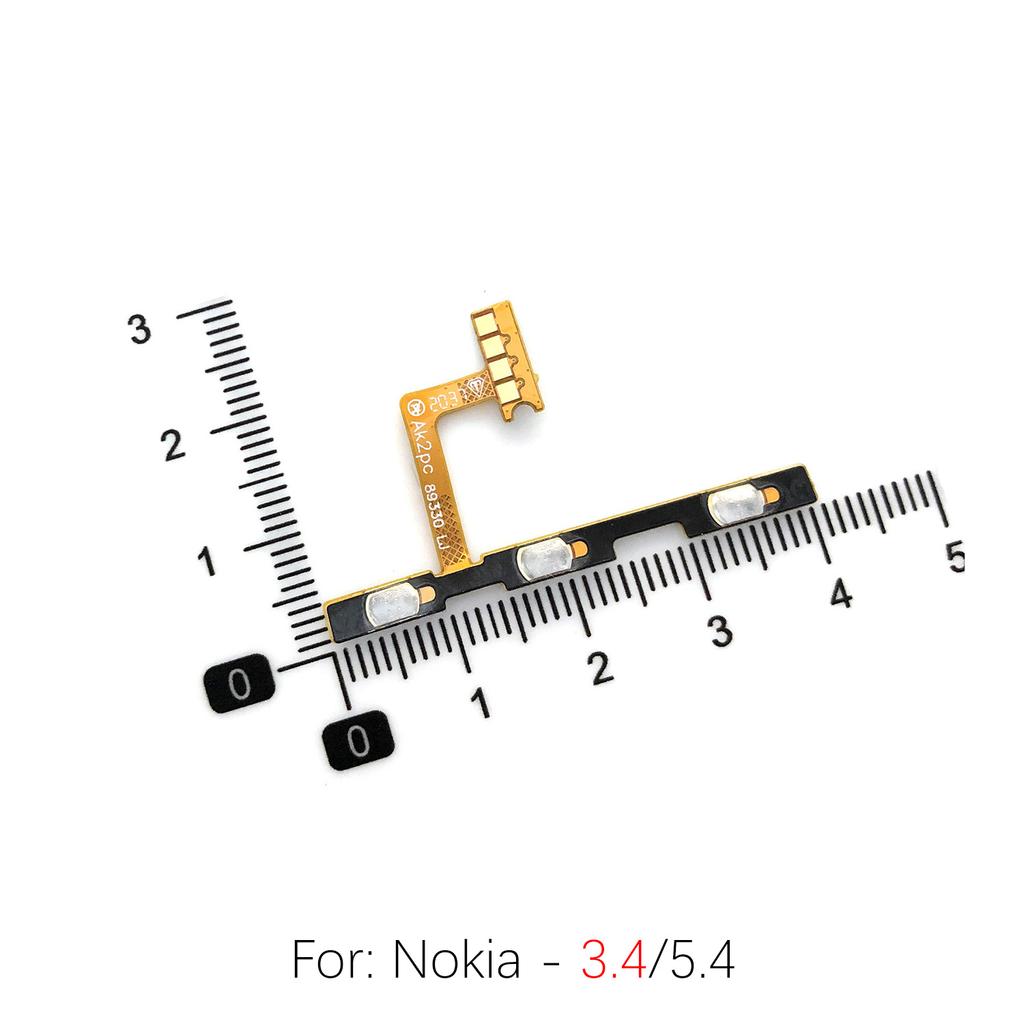 Для Nokia 2 1.3 1.4 2.1 2.3 2.4 3.1Plus 3.2 3.4 5.4 4.2 Шлейф кнопки питания и громкости Вкл/Выкл