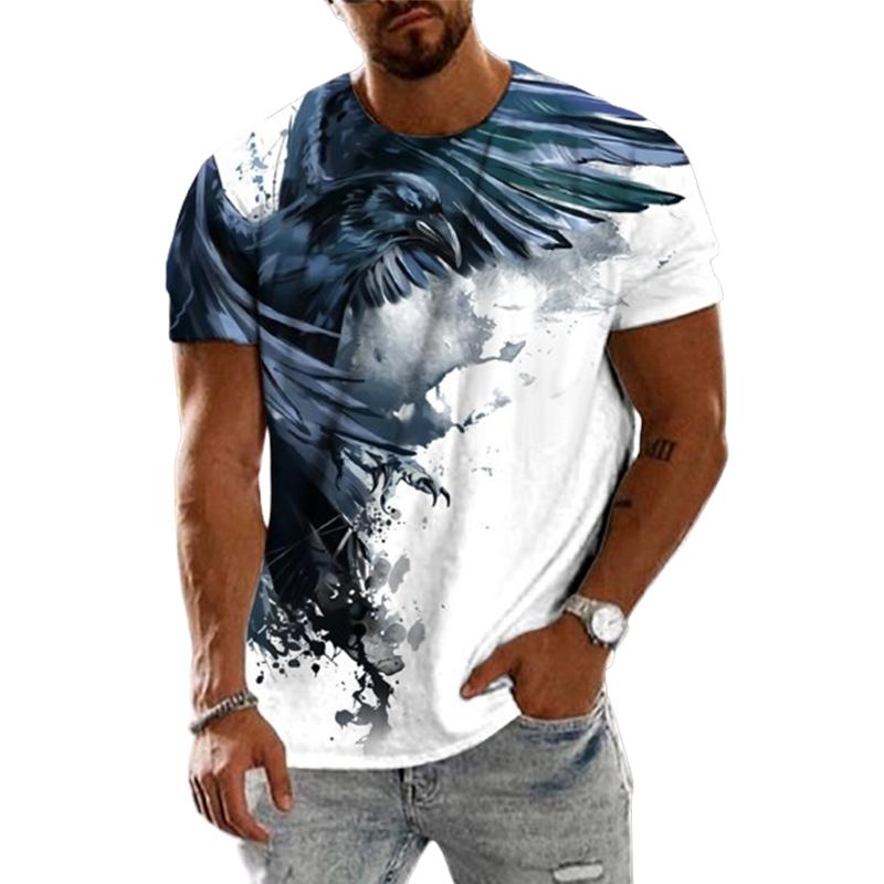 Новая летняя мужская модная футболка, мужская футболка с принтом сверкающего звездного света, топ