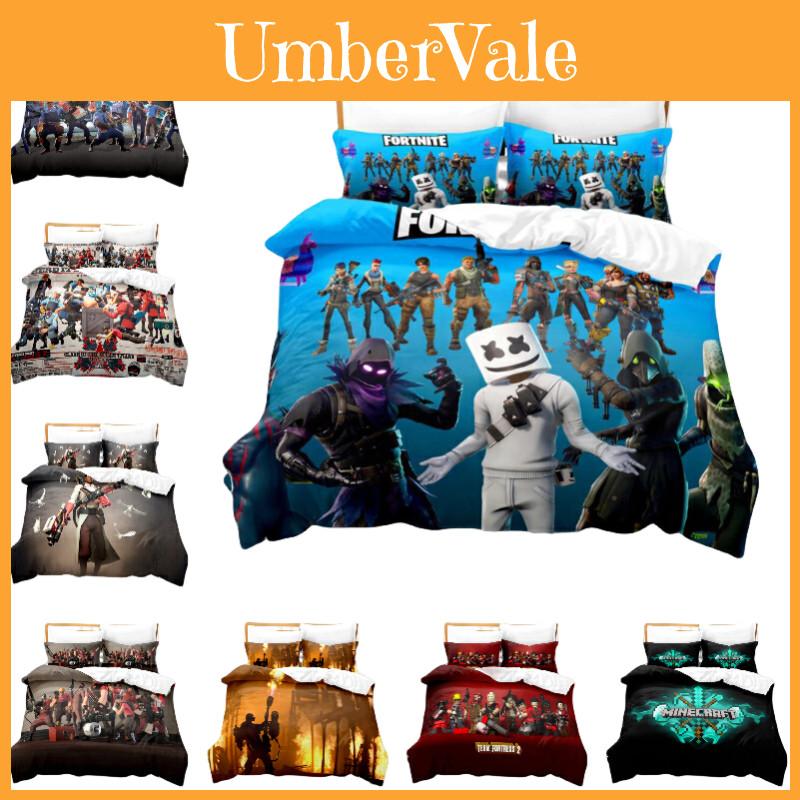 Trendy 3d Print Home Textile Set Fortnite Inspired American Style