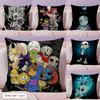 Game U-Undertale Cushion Cover Summer Coolness Linen Fabric Double-Sided Printing Pillow Case Sofa Home Decor Gift