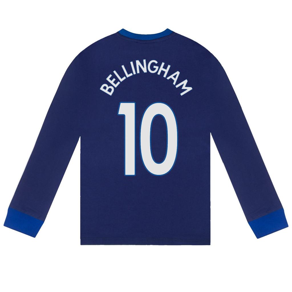 England Football Boys Bellingham 10 Sublimated Long Pyjama Set