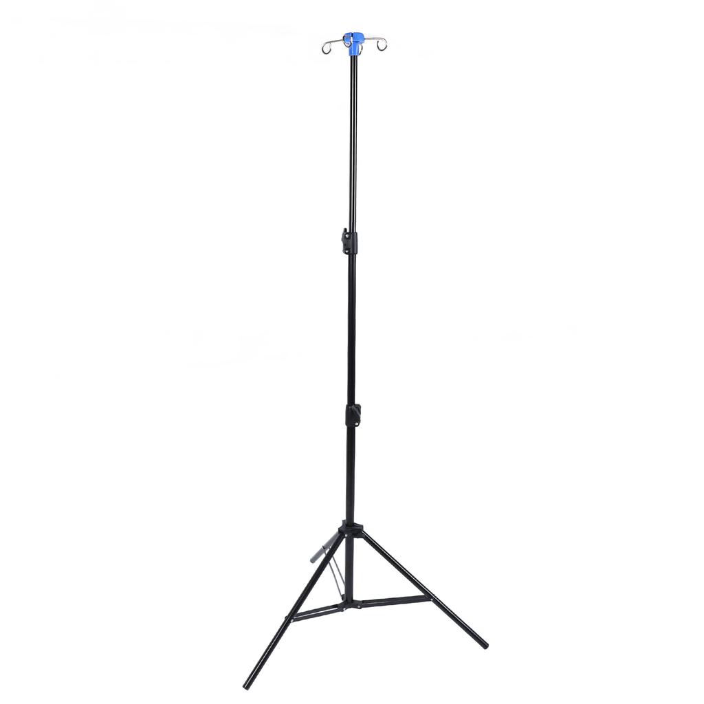 Штатив для внутривенных вливаний с крючком из АБС-пластика, складная напольная стойка для внутривенных вливаний для клиники