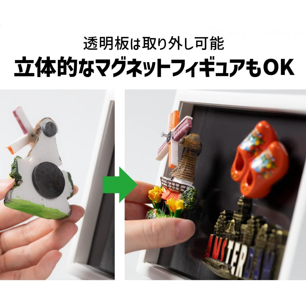 KENKO Фоторамка магнитная рамка размер А4 для значков и магнитов клейкая поверхность 202 x 289 мм подставка в комплекте белый PAC-A4-WH