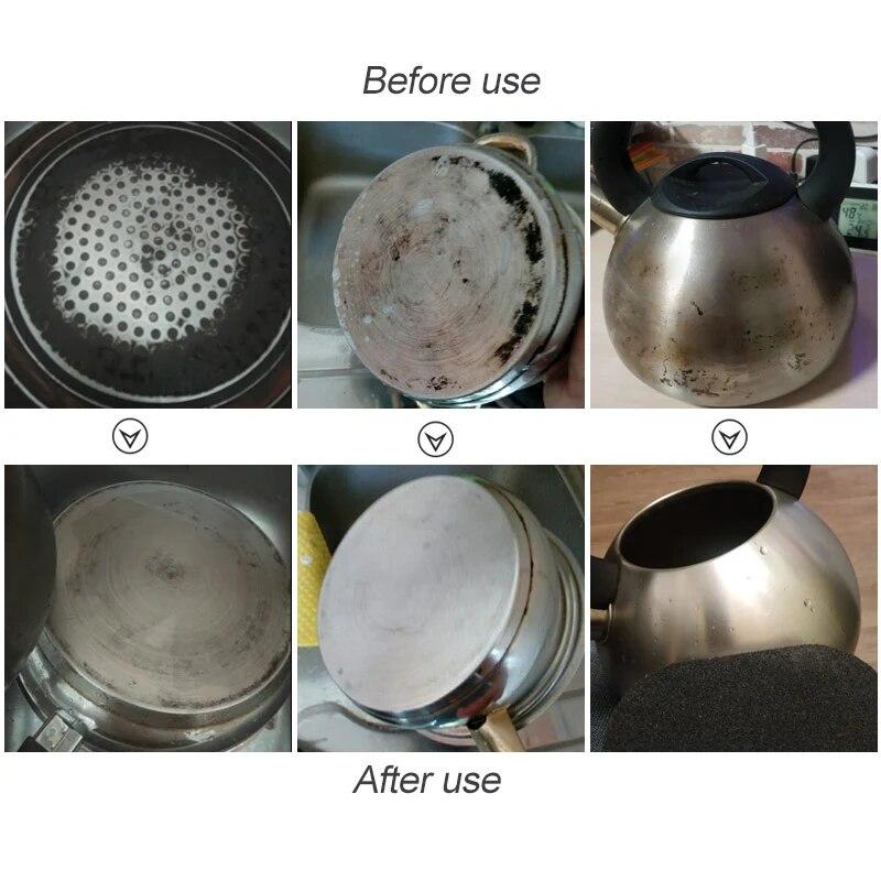 Волшебная кухонная губка, меламиновая губка, щетка для чистки, нож для удаления накипи, очиститель кастрюли, сильные щетки для обеззараживания