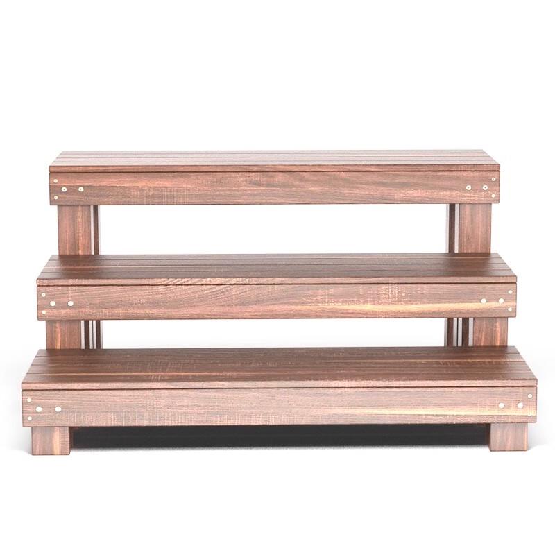 Bamboo Wood Ladder Storage Shelf