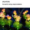 Lycoris Solar Garden Lights - Outdoor Firefly & Sunflower Decor