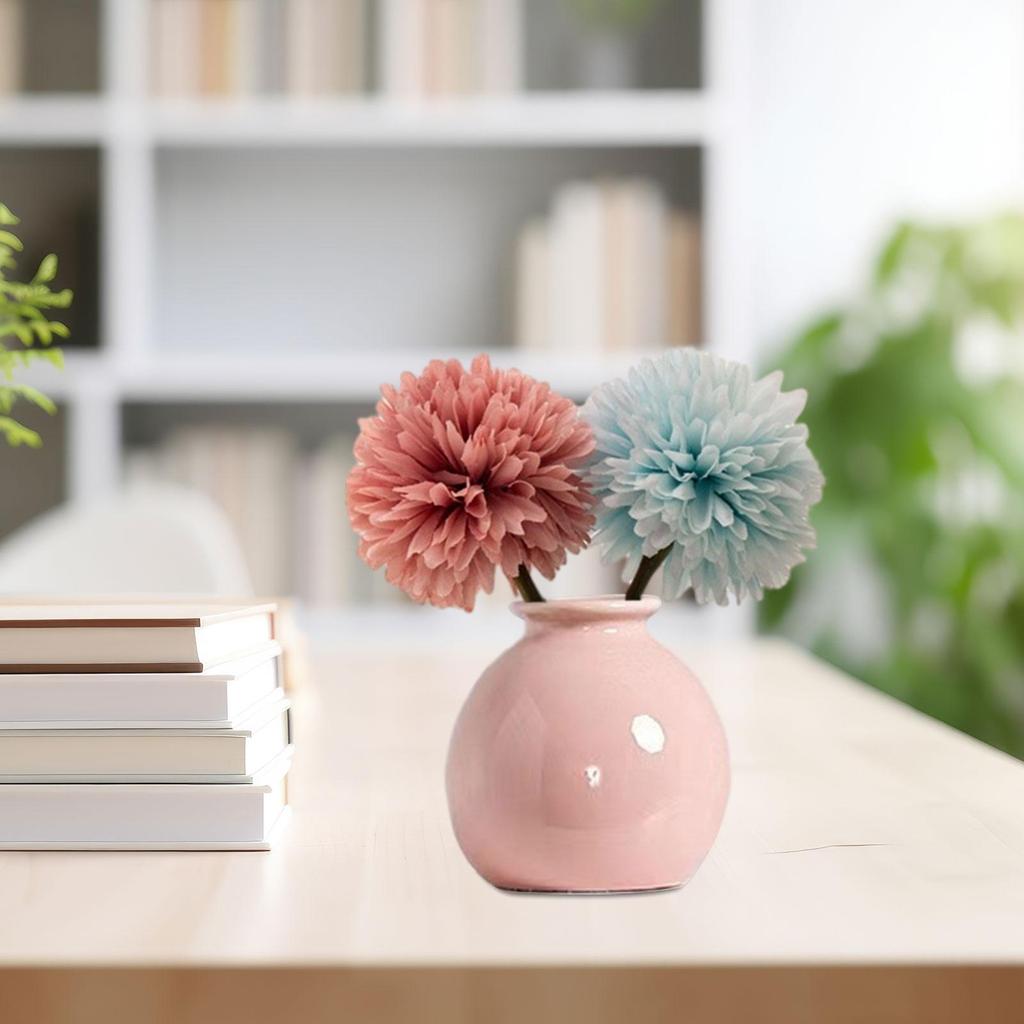 Керамическая ваза для цветов, декоративный цветочный горшок, настольная мини-цветочная композиция для полки, гостиной, кухни, свадьбы, Дня святого Валентина