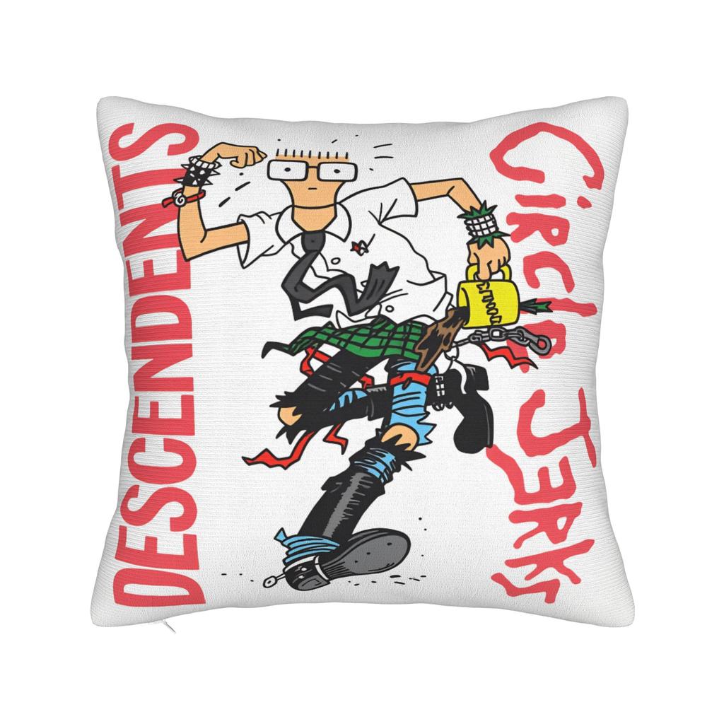 Descendents Milo Goes To College Pillow Case Square Pillow Cover For Living Room Sofa Funny Pillowcases