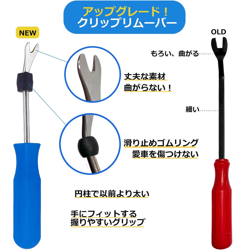 xuanli Suzuki Universal Push Rivet Upholstery Removal Tool Set - Trim Clip, Bumper Clip,