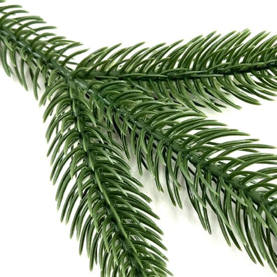 24 шт. искусственные рождественские ветки сосновой иглы, яркие цвета, реалистичные, не требующие полива, искусственные растения