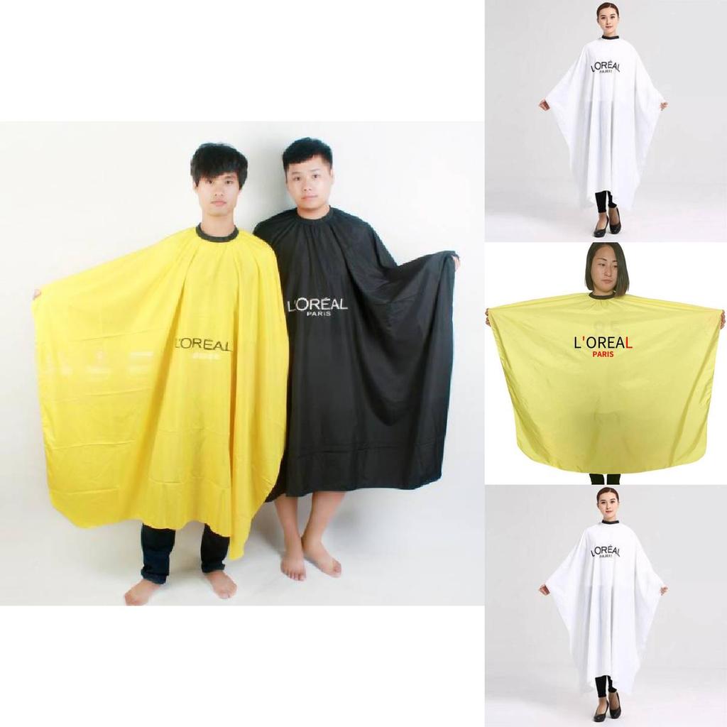 Парикмахерский фартук-накидка из водонепроницаемой полиэстеровой ткани для барберов и парикмахеров