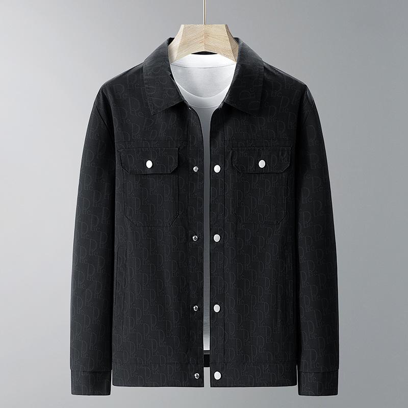 Мужская весенне-осенняя новая модная рабочая куртка с лацканами, мужской весенний повседневный топ