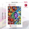 Colorful Creature Collection 100% Round Full Drill 5D DIY Diamond Painting Embroidery Cross Stitch Rhinestone Decor