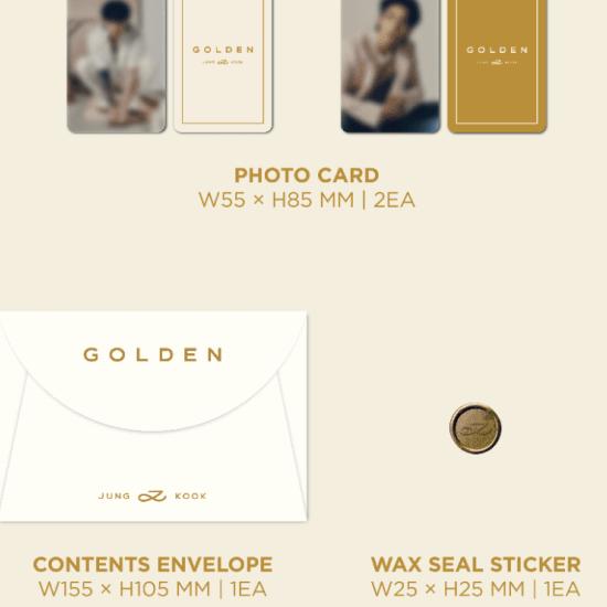 Чон Кук (БТС) 'GOLDEN' LP Винил