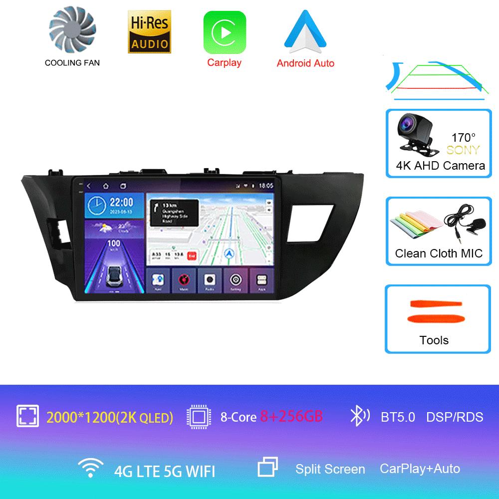 Android 14 Car Radio Toyota Corolla 11 2012 - 2016 Multimedia Video Player Stereo Navigation GPS No 2din 2 din dvd