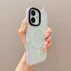 Конфетного цвета MagSafe Чехол для телефона для iPhone 17Air 16 15 13 14 12 11 17ProMax 16plus Беспроводная зарядка Мягкий силиконовый Бампер Чехол