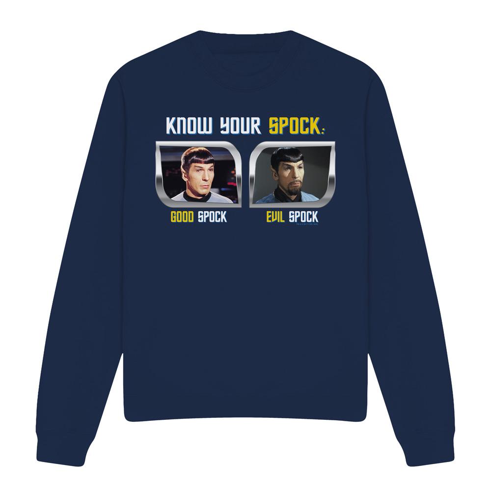 Star Trek Unisex Adult Know Your Spock Sweatshirt