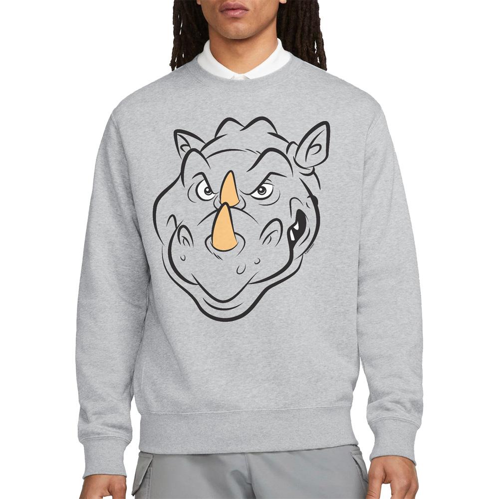 Teenage Mutant Ninja Turtles Unisex Adult Rocksteady Face Sweatshirt