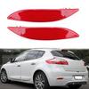 1 Pair For Renault Megane MK3 2008 -2013 265650004R Car Rear Bumper Reflectors Lens Replacement Red Left Right Plasitc Parts