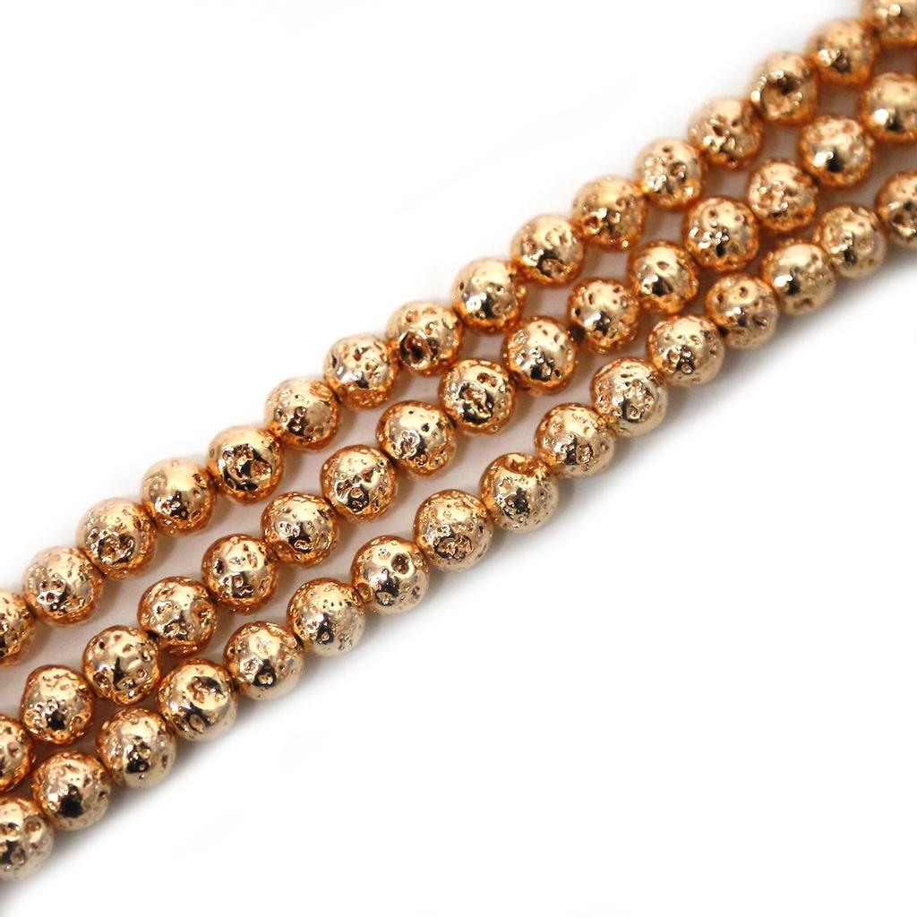 Натуральный лавовый камень круглые гематитовые бусины для рукоделия 4, 6, 8, 10 мм, изготовление ювелирных изделий