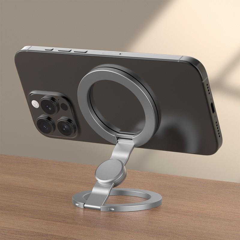 Magsafe Double Ring Magnetic Phone Stand Fidget Spinner Multifunctional Desktop Phone Holder