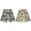 Mens Womens Camo Cargo Shorts Loose Fit Streetwear 5-Pocket Utility Short Pants Casual Wear