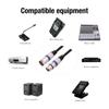10 шт. 1,5 м/5 футов XLR-кабель DMX сценический световой кабель 3-контактный XLR штекер-мама черный разъем из ПВХ для микрофона