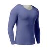 Men's & Boys' Seamless Thermal Top with Velvet Lining - Thickened Cold-Proof Base Layer for Autumn/Winter