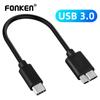 FONKEN Usb C To Micro B Cable Usb 3.1 Type C Hdd Hard Disk Micro-B Data Cable 5Gbps Usbc 1M Cord for Macbook Camera Samsung Smartphone