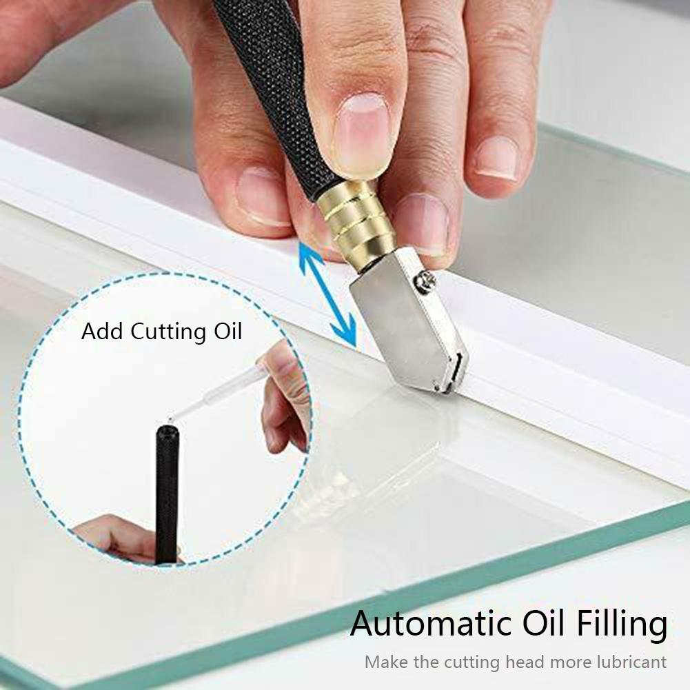 Glass Cutter Cutting Tools Ergonomic For Cutting 6-12mm Glass