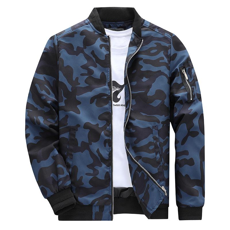 Camouflage Jacket Men 'S Casual Jacket Autumn Stand Collar Jacket