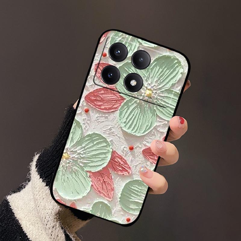 Чехол для Xiaomi Poco X6 Pro Модный Рисунок Мягкий Силиконовый Задний Чехол Для Xiaomi PocoX6 Pro Funda Poco X6Pro Бампер Мультяшный Capa