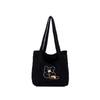 Travel Coin Purse Large Capacity Casual Tote Cartoon Shopping Bags Shoulder Bags Corduroy Handbag