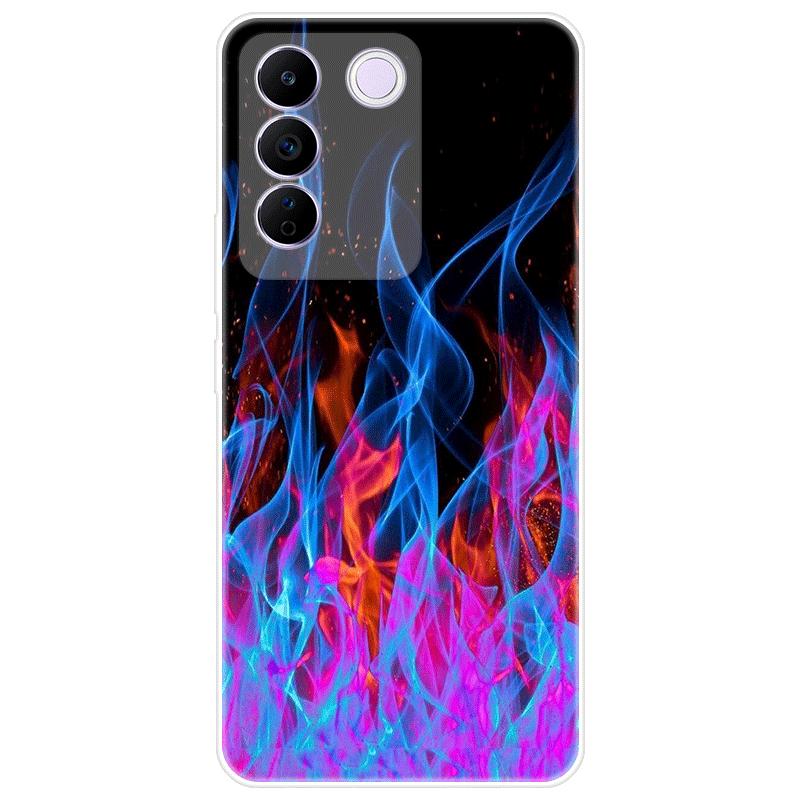 For Vivo V27e V 27e Case Soft Silicone Back Cover Cartoon Phone Case Diversification