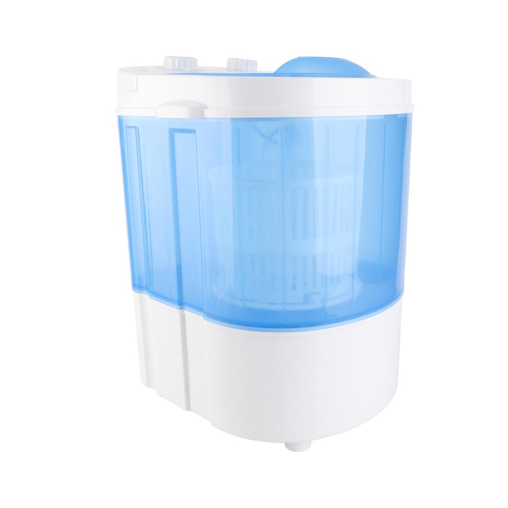 Портативная небольшая стиральная машина, мини-компактная стиральная машина с одним барабаном, корзиной для отжима, сливным шлангом для