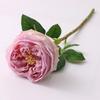 Имитация розы, не засохший орнамент, многоцветный премиальный одиночный ложный цветок розы, фотореквизит для офиса