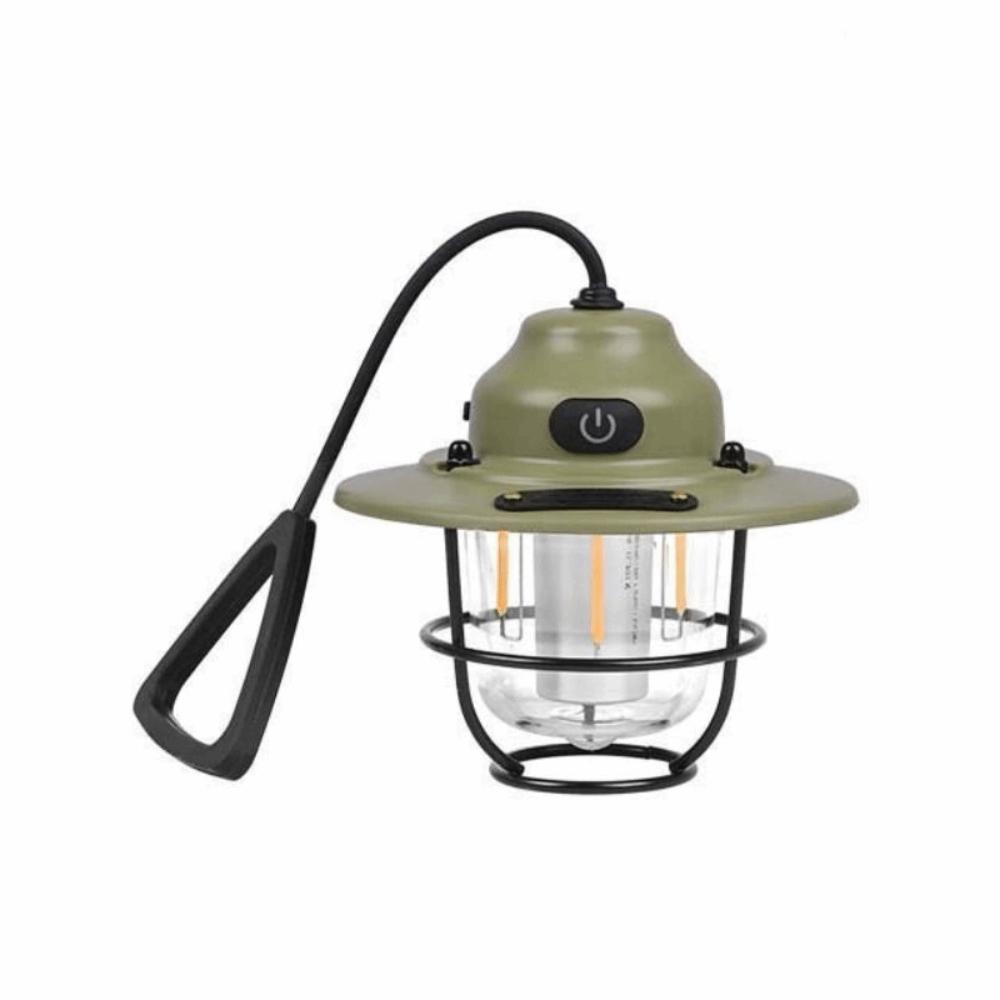 Rechargable Pendant Camping Lamp Hanging Retro Chandeliers Vintage Lantern Light Fishing