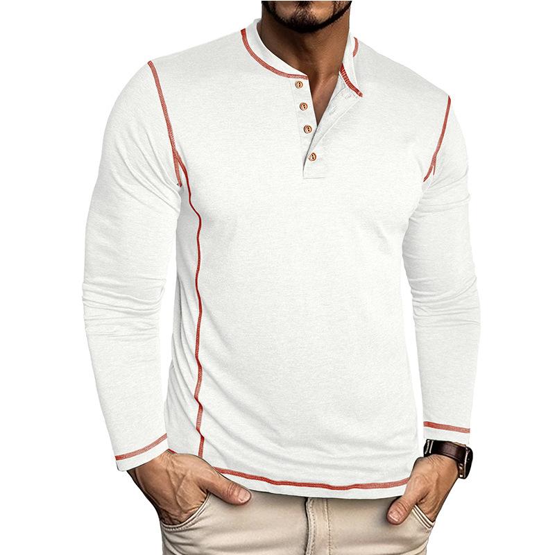 Мужская футболка с длинным рукавом, новинка осени и зимы 2025 года