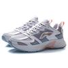 Li Ning Удобная Ткань Амортизация Нескользящая Износостойкая Дышащая Низкие Повседневные Беговые Кроссовки Женские ARLQ004-2