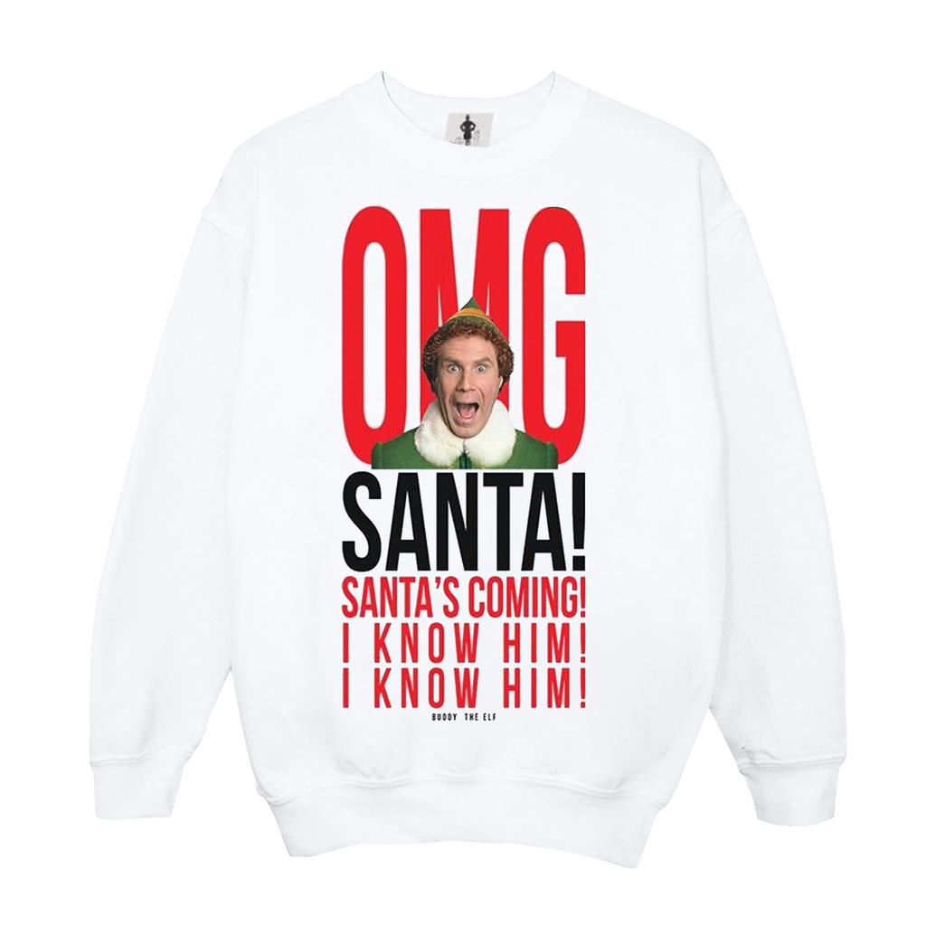 Elf Толстовка для девочек OMG Santa I Know Him