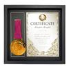 Heizi Medal, Certificate, Photo Frame, Display Case, Medal Holder, Certificate, Photo Frame (Medal & Certificate, Vertical)