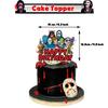 32pcs Classic Horror Movie Party Decorations Includes Banner Cake Topper Balloon