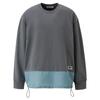 ONITSUKA TIGER Drop Shoulder Loose Fit Sweatshirt Unisex Tops Grey 2183A767-020