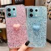 Силиконовый чехол с 3D сердечками и блестками для Xiaomi Redmi Note 13 Plus 4G 5G 13C Mi POCO C65 X6 M6 Pro, мягкий чехол для телефона Funda