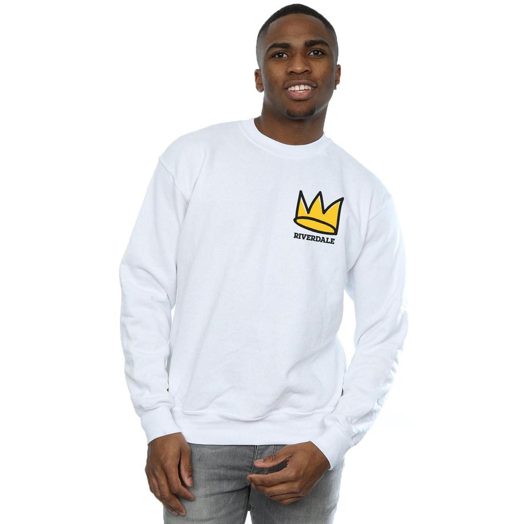 Riverdale Mens Crown Breast Print Sweatshirt