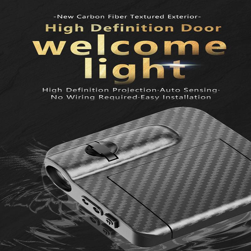 For Cadillac Escalade EXT ESV ELR SRX ATS XTS 2Car LED Door Welcome Lights Projector Courtesy Ghost Logo Lights Auto Lamp Goods